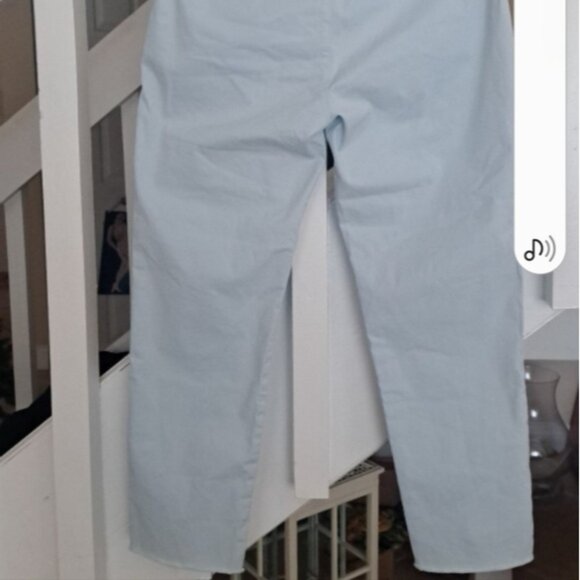 Frank &Eileen Wicklow Pant The Italian Chino in Cloud Blue color. SZ 2 Excellent - Picture 3 of 8
